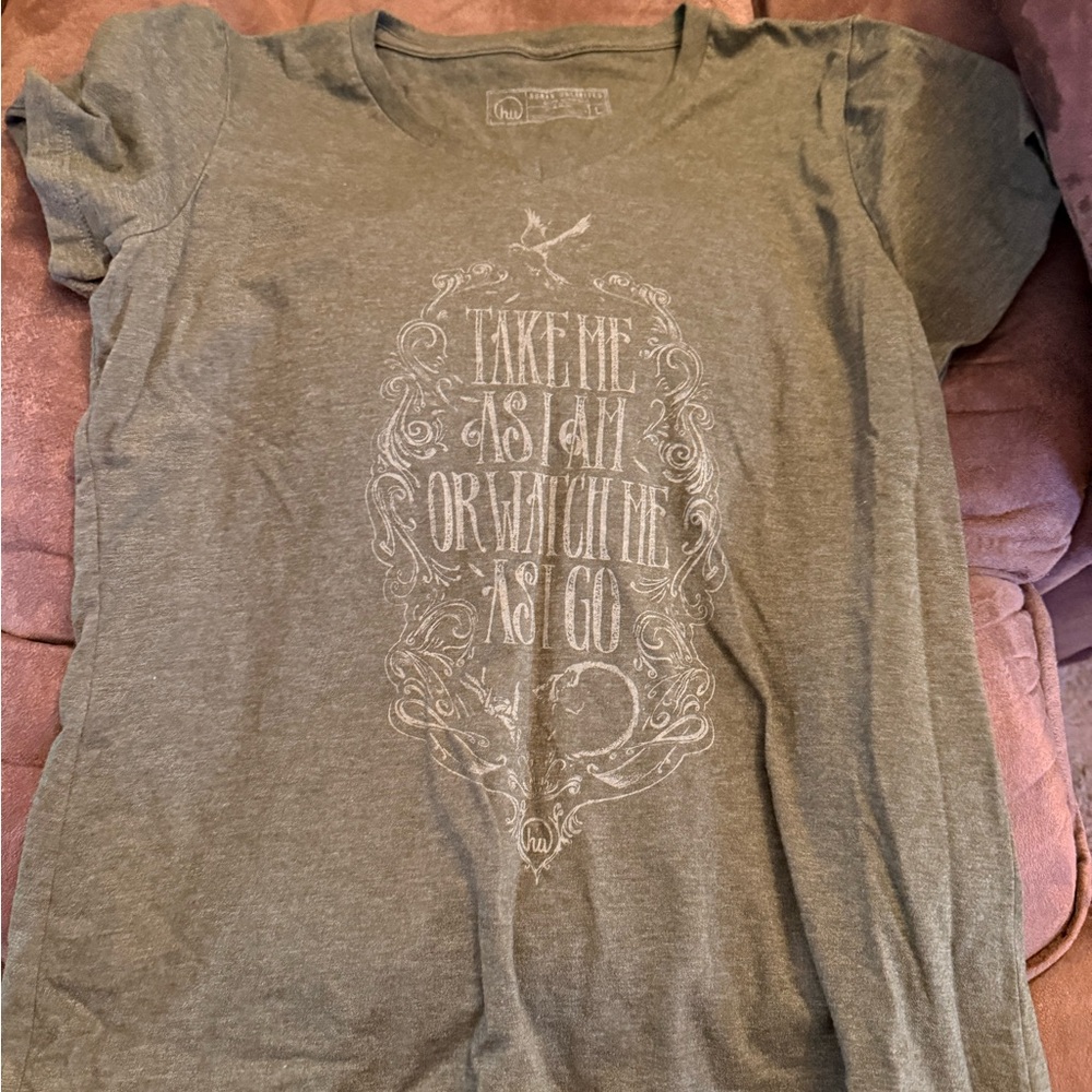 Olive Graphic Short Sleeve Tee
